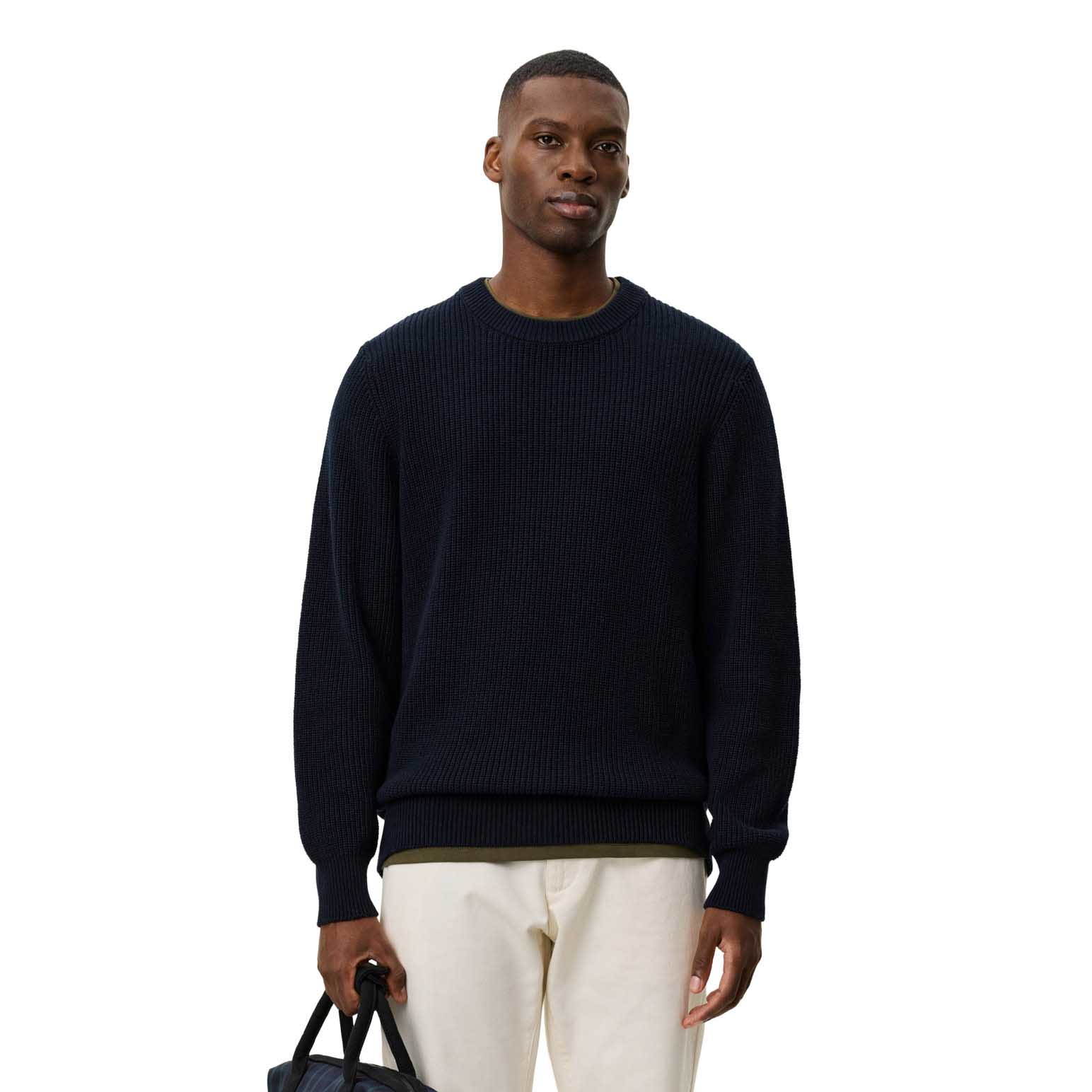 Les Deux Gary Rib Crewneck Knit